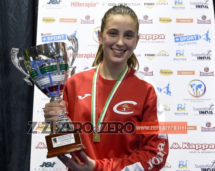 Trofeo Kinder +sport sciabola Riccione 2019 scherma Mariella Viale