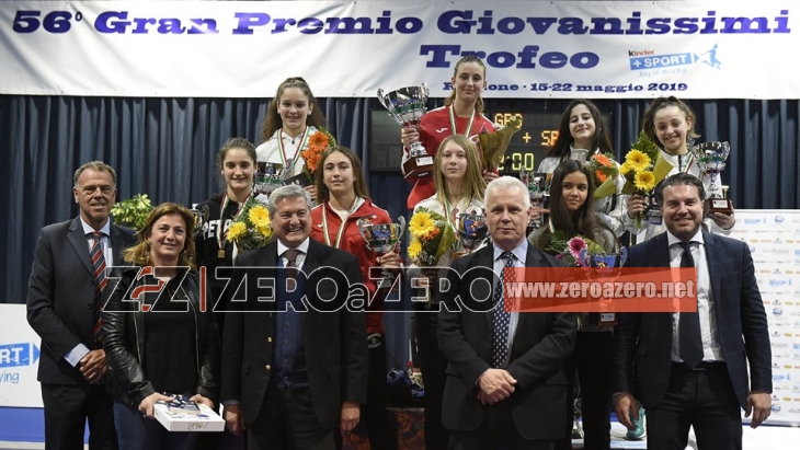 Trofeo Kinder +sport sciabola Riccione 2019 scherma Mariella Viale