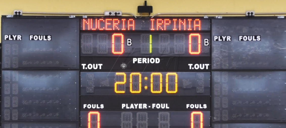 Futsal Nuceria Futsal Irpinia display PalaCoscioni