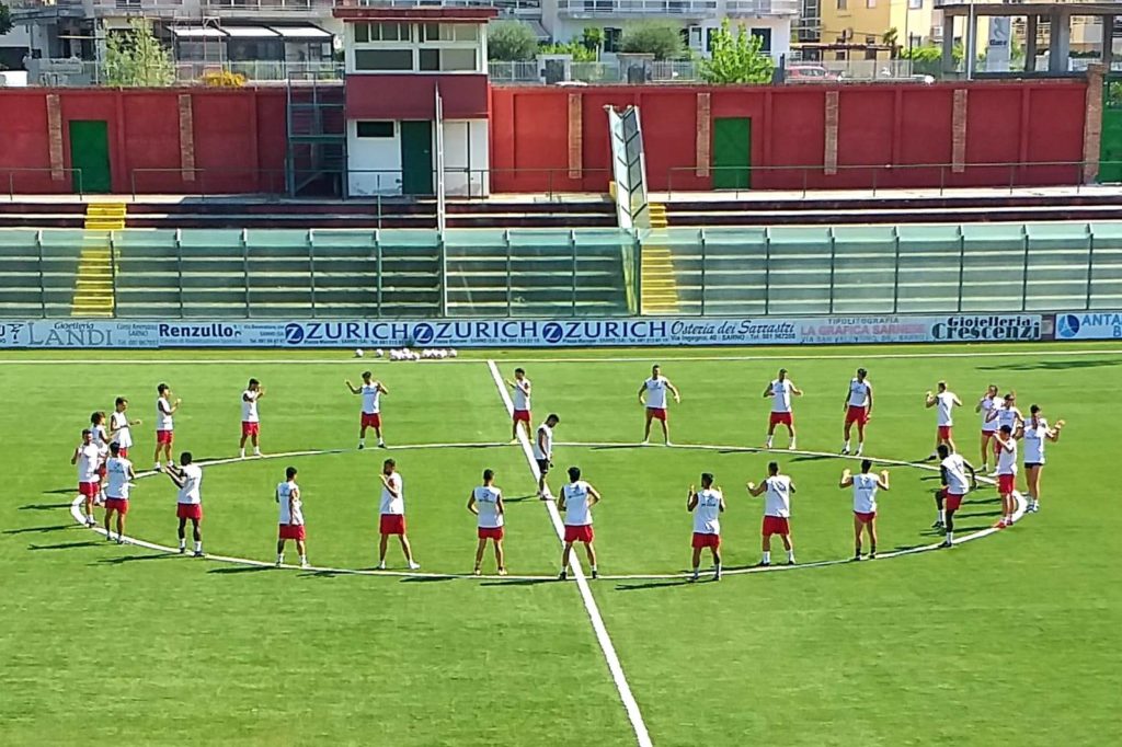 allenamento Nocerina stadio Sarno