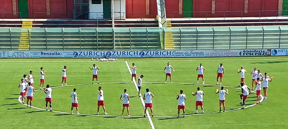 allenamento Nocerina stadio Sarno