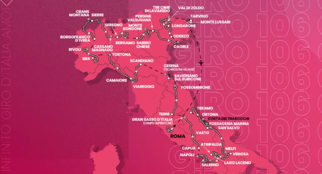 Giro d'Italia a Napoli e Salerno