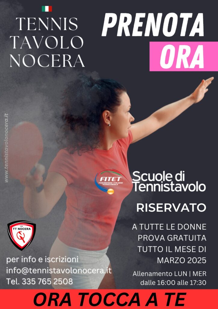 tennistavolo nocera festa donna